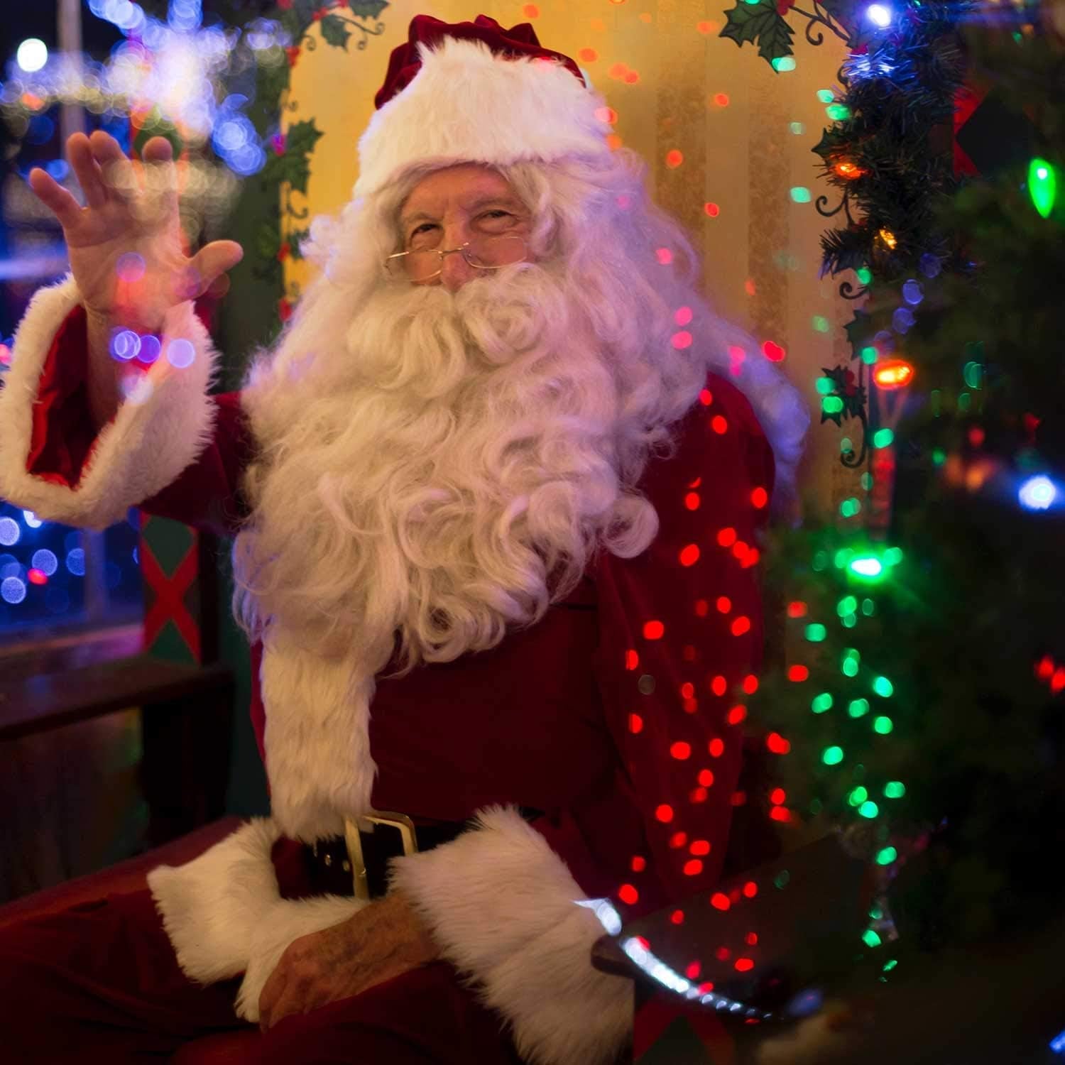 50-Pack C7 Christmas Replacement Bulbs, C7 Clear Incandescent Bulbs for Christmas Light Strings, E12 Candelabra Base, 5 Watt, Multi-Color