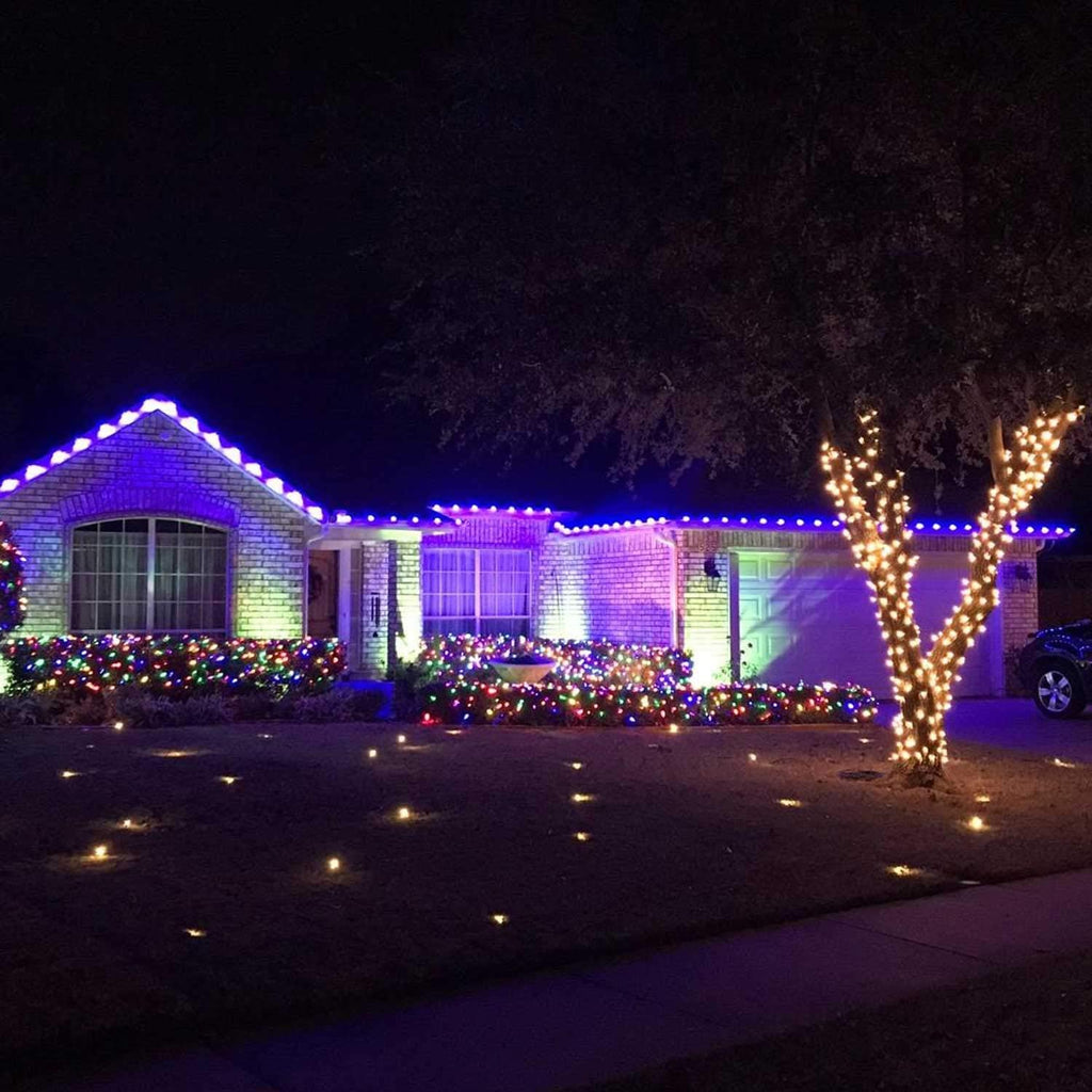 50-Pack C7 Christmas Replacement Bulbs, C7 Clear Incandescent Bulbs for Christmas Light Strings, E12 Candelabra Base, 5 Watt, Multi-Color